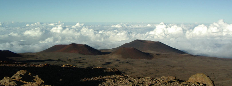 Mauna Kea Cinder Cones in Hawaii