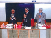 O.P. Varma, Executive President (IGC), releasing Proc. Vol., IGC-2009, which debated Focal Theme â€œClimate change and role of geoscientific community to counter its impactsâ€. 