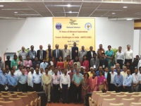 Group photograph of the assembled delegates in the MEFCI-2022. The hotshots are in the top row. A total of 113 participants attended the MEFCI-22 physically in addition to 26 participants from AMD. A large number of participants were associated virtually.
