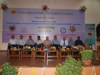 Session on keynote addresses chaired by Prof. O.P. Varma (in the middle).